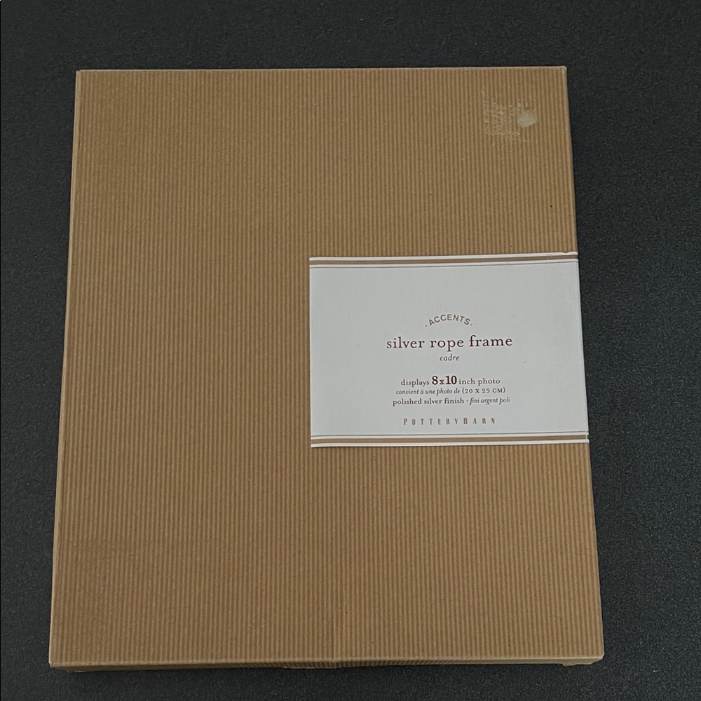 Pottery Barn Polished Silver Frame